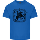 Odin Wotan Vikings Valhalla Norse Mythology Kids T-Shirt Childrens Royal Blue