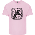 Odin Wotan Vikings Valhalla Norse Mythology Mens Cotton T-Shirt Tee Top Light Pink