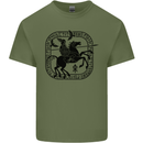 Odin Wotan Vikings Valhalla Norse Mythology Mens Cotton T-Shirt Tee Top Military Green