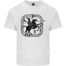 Odin Wotan Vikings Valhalla Norse Mythology Mens Cotton T-Shirt Tee Top White