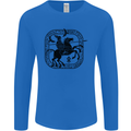 Odin Wotan Vikings Valhalla Norse Mythology Mens Long Sleeve T-Shirt Royal Blue