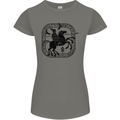 Odin Wotan Vikings Valhalla Norse Mythology Womens Petite Cut T-Shirt Charcoal