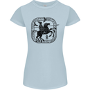 Odin Wotan Vikings Valhalla Norse Mythology Womens Petite Cut T-Shirt Light Blue