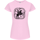 Odin Wotan Vikings Valhalla Norse Mythology Womens Petite Cut T-Shirt Light Pink