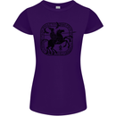 Odin Wotan Vikings Valhalla Norse Mythology Womens Petite Cut T-Shirt Purple