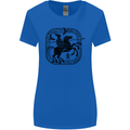 Odin Wotan Vikings Valhalla Norse Mythology Womens Wider Cut T-Shirt Royal Blue