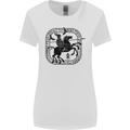 Odin Wotan Vikings Valhalla Norse Mythology Womens Wider Cut T-Shirt White