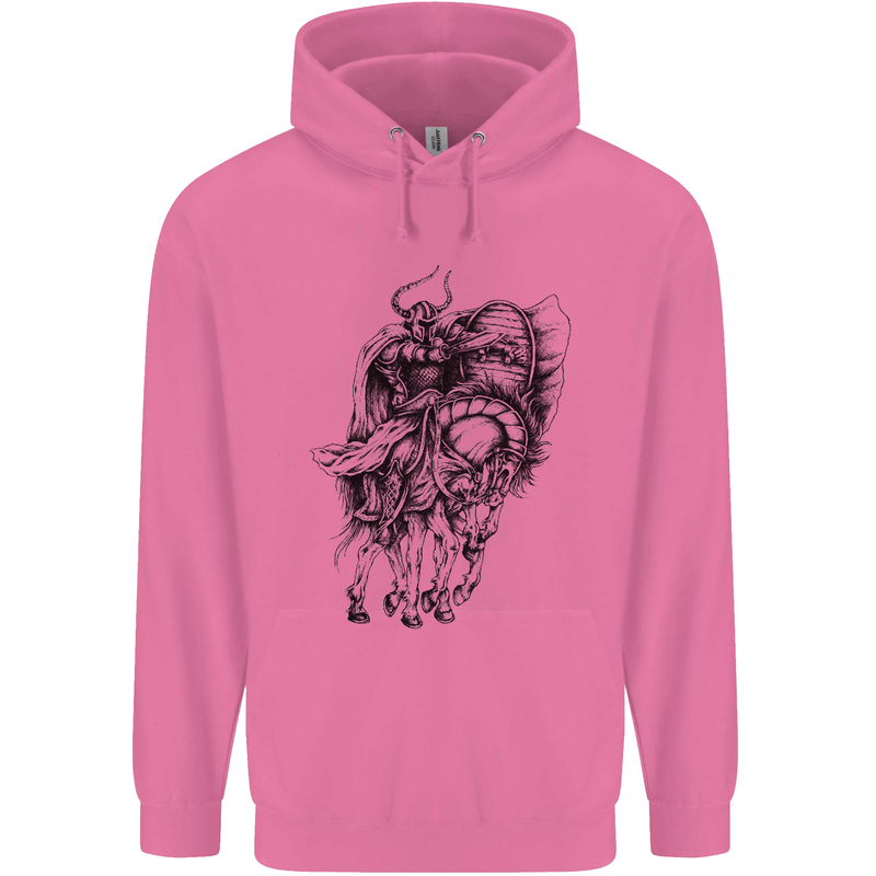 Odin the Viking on Horseback Valhalla Gods Childrens Kids Hoodie Azalea