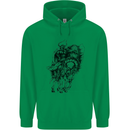 Odin the Viking on Horseback Valhalla Gods Childrens Kids Hoodie Irish Green