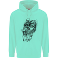 Odin the Viking on Horseback Valhalla Gods Childrens Kids Hoodie Peppermint
