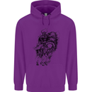 Odin the Viking on Horseback Valhalla Gods Childrens Kids Hoodie Purple