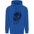 Odin the Viking on Horseback Valhalla Gods Childrens Kids Hoodie Royal Blue