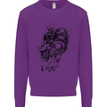 Odin the Viking on Horseback Valhalla Gods Kids Sweatshirt Jumper Purple