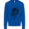 Odin the Viking on Horseback Valhalla Gods Kids Sweatshirt Jumper Royal Blue