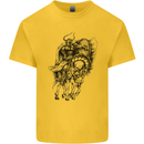 Odin the Viking on Horseback Valhalla Gods Kids T-Shirt Childrens Yellow