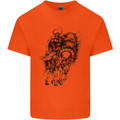 Odin the Viking on Horseback Valhalla Gods Mens Cotton T-Shirt Tee Top Orange