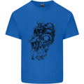 Odin the Viking on Horseback Valhalla Gods Mens Cotton T-Shirt Tee Top Royal Blue