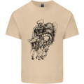 Odin the Viking on Horseback Valhalla Gods Mens Cotton T-Shirt Tee Top Sand