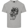 Odin the Viking on Horseback Valhalla Gods Mens Cotton T-Shirt Tee Top Sports Grey