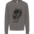 Odin the Viking on Horseback Valhalla Gods Mens Sweatshirt Jumper Charcoal