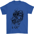 Odin the Viking on Horseback Valhalla Gods Mens T-Shirt Cotton Gildan Royal Blue