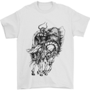 Odin the Viking on Horseback Valhalla Gods Mens T-Shirt Cotton Gildan White