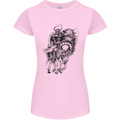 Odin the Viking on Horseback Valhalla Gods Womens Petite Cut T-Shirt Light Pink