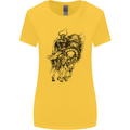 Odin the Viking on Horseback Valhalla Gods Womens Wider Cut T-Shirt Yellow