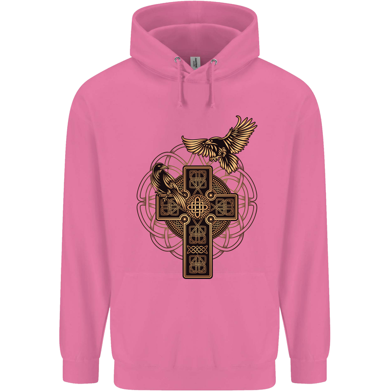 Odins Celtic Raven Viking Thor Ragnar Norse Childrens Kids Hoodie Azalea