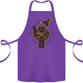 Odins Celtic Raven Viking Thor Ragnar Norse Cotton Apron 100% Organic Purple