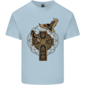 Odins Celtic Raven Viking Thor Ragnar Norse Kids T-Shirt Childrens Light Blue