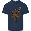 Odins Celtic Raven Viking Thor Ragnar Norse Kids T-Shirt Childrens Navy Blue
