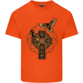 Odins Celtic Raven Viking Thor Ragnar Norse Kids T-Shirt Childrens Orange
