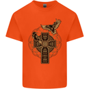 Odins Celtic Raven Viking Thor Ragnar Norse Kids T-Shirt Childrens Orange