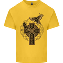 Odins Celtic Raven Viking Thor Ragnar Norse Kids T-Shirt Childrens Yellow
