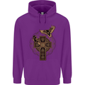Odins Celtic Raven Viking Thor Ragnar Norse Mens 80% Cotton Hoodie Purple