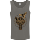 Odins Celtic Raven Viking Thor Ragnar Norse Mens Vest Tank Top Charcoal