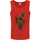 Odins Celtic Raven Viking Thor Ragnar Norse Mens Vest Tank Top Red