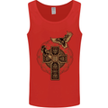 Odins Celtic Raven Viking Thor Ragnar Norse Mens Vest Tank Top Red