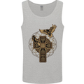 Odins Celtic Raven Viking Thor Ragnar Norse Mens Vest Tank Top Sports Grey