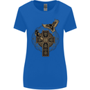 Odins Celtic Raven Viking Thor Ragnar Norse Womens Wider Cut T-Shirt Royal Blue