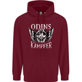 Odins Kampfer Vikings Childrens Kids Hoodie Maroon