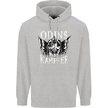 Odins Kampfer Vikings Childrens Kids Hoodie Sports Grey