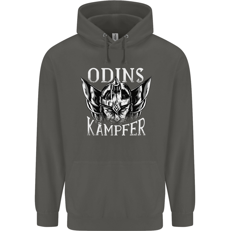 Odins Kampfer Vikings Childrens Kids Hoodie Storm Grey