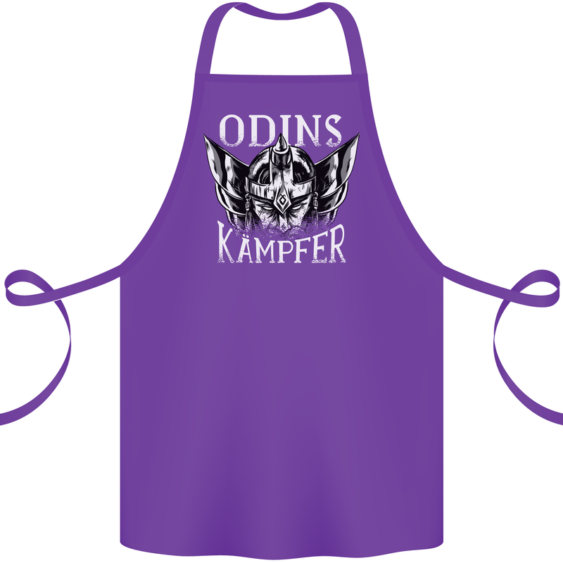 Odins Kampfer Vikings Cotton Apron 100% Organic Purple