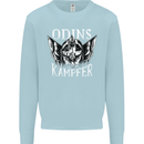 Odins Kampfer Vikings Kids Sweatshirt Jumper Light Blue