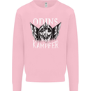 Odins Kampfer Vikings Kids Sweatshirt Jumper Light Pink