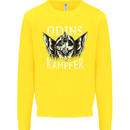 Odins Kampfer Vikings Kids Sweatshirt Jumper Yellow