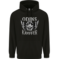 Odins Kampfer Vikings Mens 80% Cotton Hoodie Black