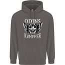 Odins Kampfer Vikings Mens 80% Cotton Hoodie Charcoal